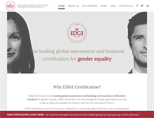 Tablet Screenshot of edge-cert.org